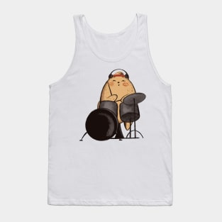 Cat Drummer Tank Top